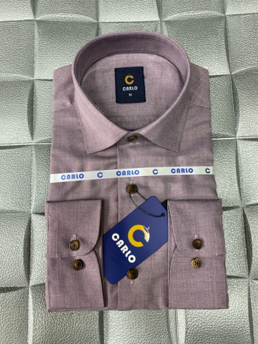 پیراهن مردانه پارچه نخی کالباسی روشن همای من