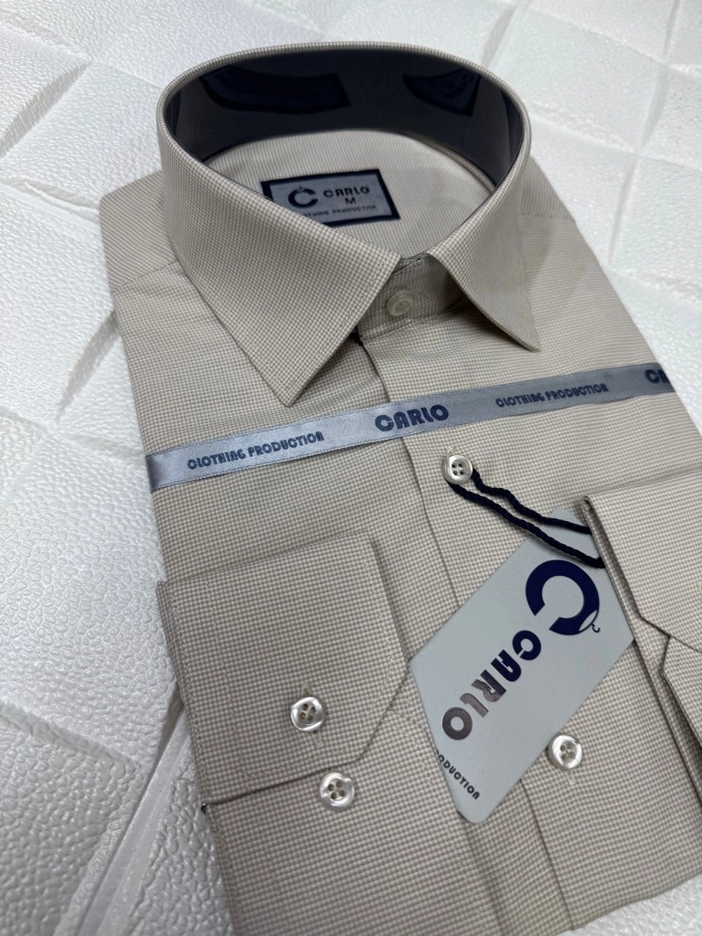 پیراهن مردانه چارخونه ریز رنگی کد ۳۰۰۶۷ - Xxl