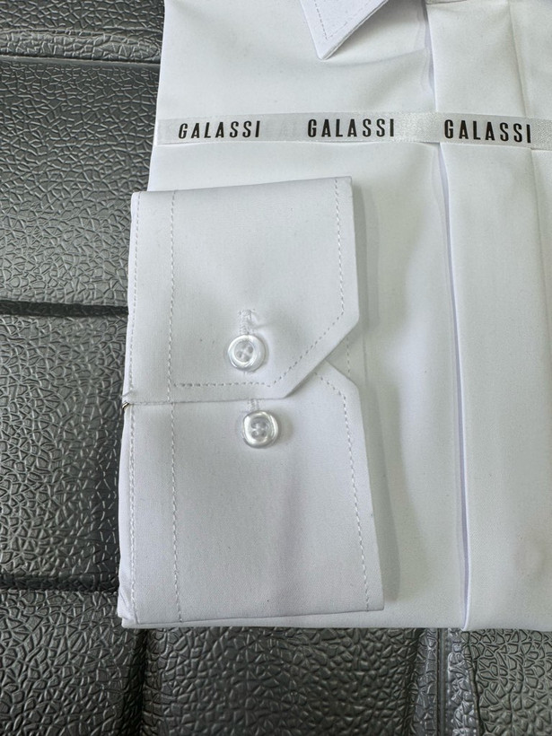 پیراهن کلاسیک اسلیم فیت دکمه مخفی پارچه دوشین همای من