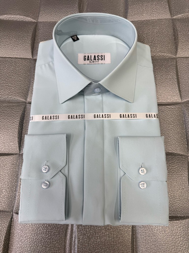 پیراهن مردانه کلاسیک پارچه دوشین اسلیم فیت همای من