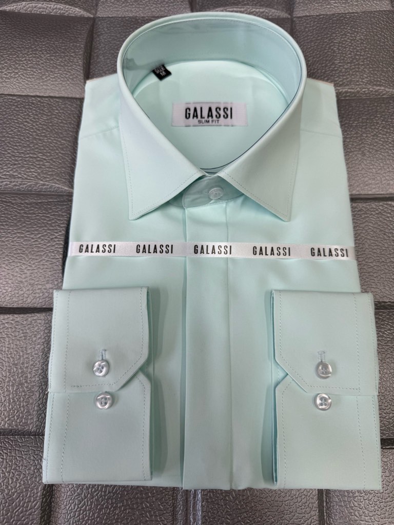 پیراهن مردانه کلاسیک پارچه دوشین اسلیم فیت همای من