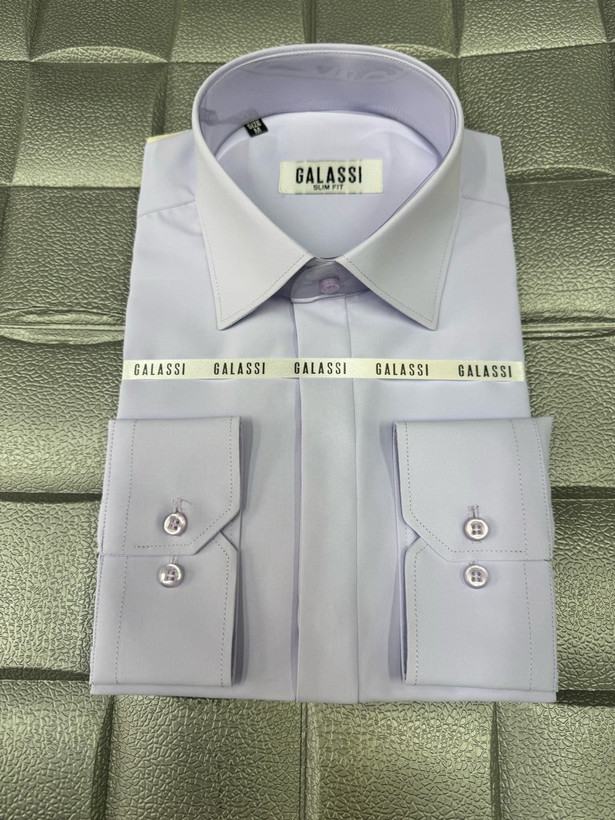 پیراهن مردانه آستین بلند پارچه دوشین اسلیم فیت همای