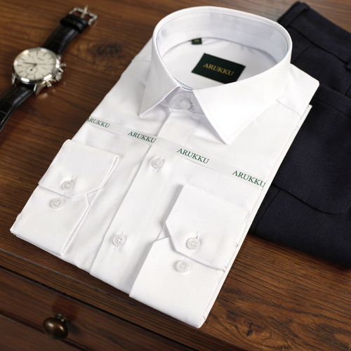 پیراهن مردانه فلورا سفید پارچه نخی تک جیب قواره آزاد همای