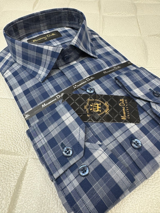 پیراهن مردانه آستین بلند تک جیب قواره آزاد همای