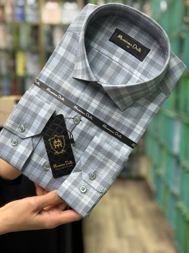 پیراهن مردانه آستین بلند تک جیب قواره آزاد همای