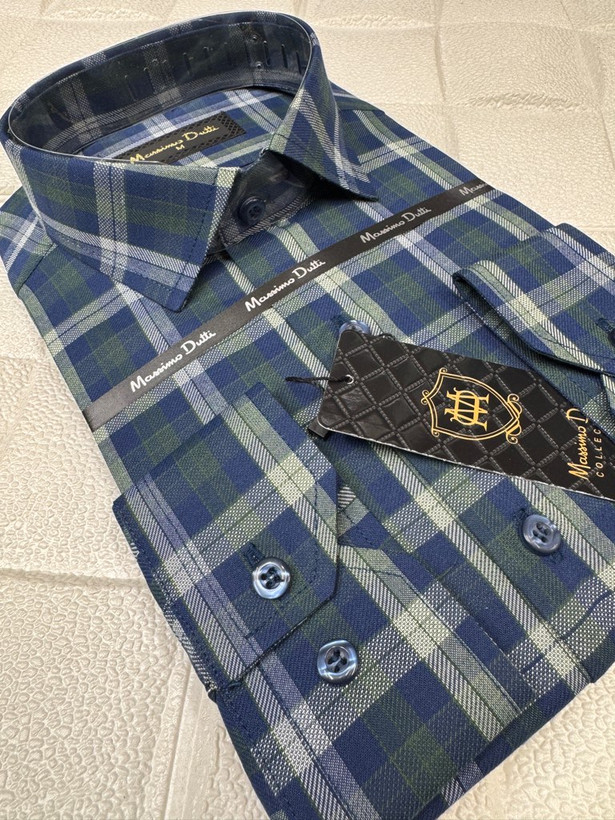 پیراهن مردانه آستین بلند تک جیب قواره آزاد همای